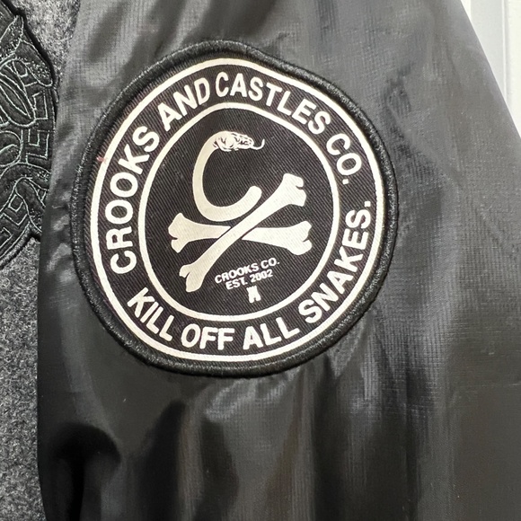 Crooks & Castles varsity jacket - Picture 4 of 10
